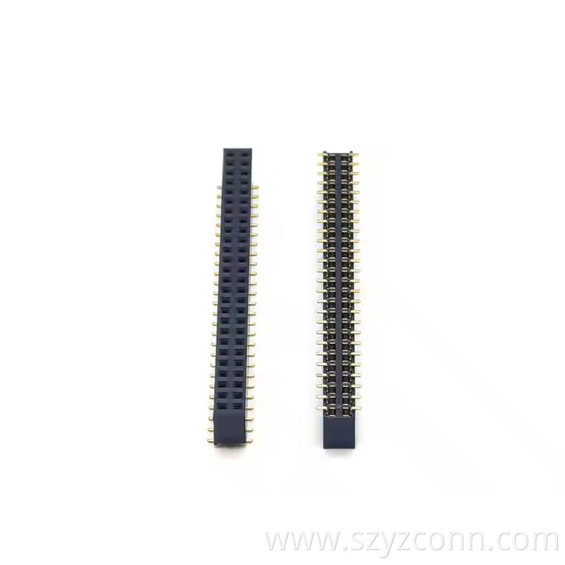 2.54mm Pitch Female Header Connector Dual Row SMT H8.5mm U Type 226P (3) 2.54mm Pitch Female Header Connector Dual Row SMT H8.5mm U Type 226P (3)